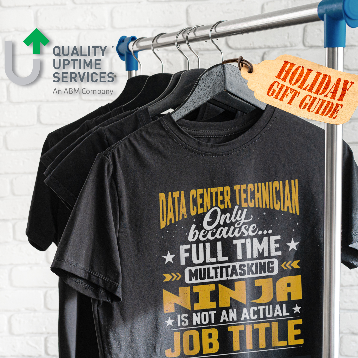 Data Center Nerd Gift Idea of Tshirt Saying Data Center Technicians are Ninjas